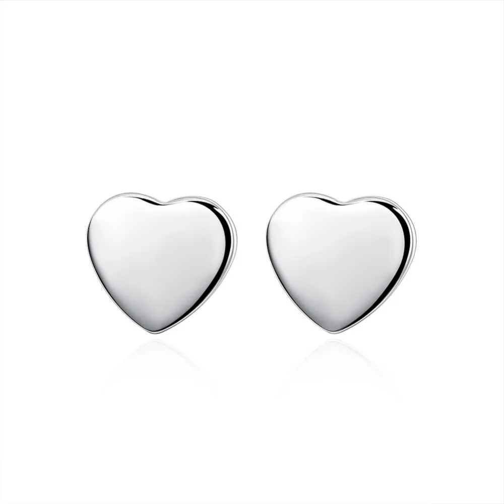 Hot Selling Silver Color Love Heart Stud Earrings,Fashion Women JEWELRY Gift 14mm Heart Charm Earrings
Hot Selling Silver Color Love Heart Stud Earrings,Fashion Women JEWELRY Gift 14mm Heart Charm Earrings