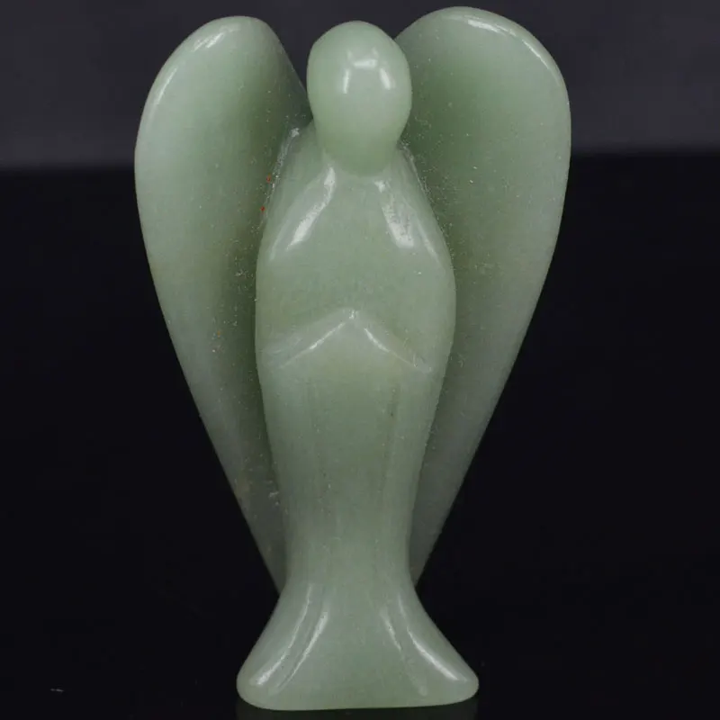3 Inch Natural Green Aventurine Crystal Gemstone Carving Angel Statue Lucky Crafts Stone Figurine Chakra Healing Reiki Stone
3 Inch Natural Green Aventurine Crystal Gemstone Carving Angel Statue Lucky Crafts Stone Figurine Chakra Healing Reiki Stone