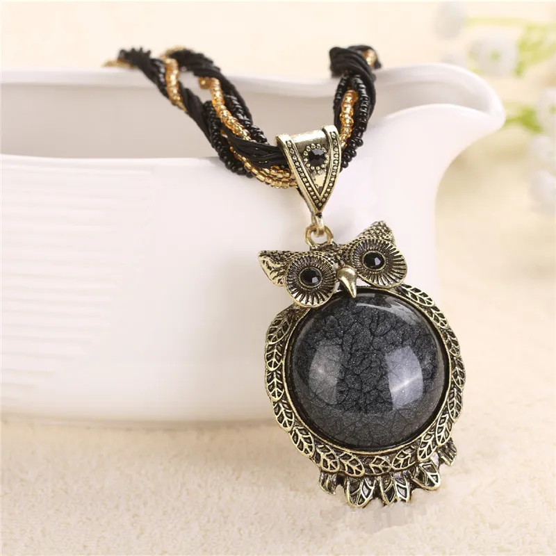 Brokenstone Богемия конфеты цвет сова Цепочки и ожерелья женщины колье|womens choker|owl