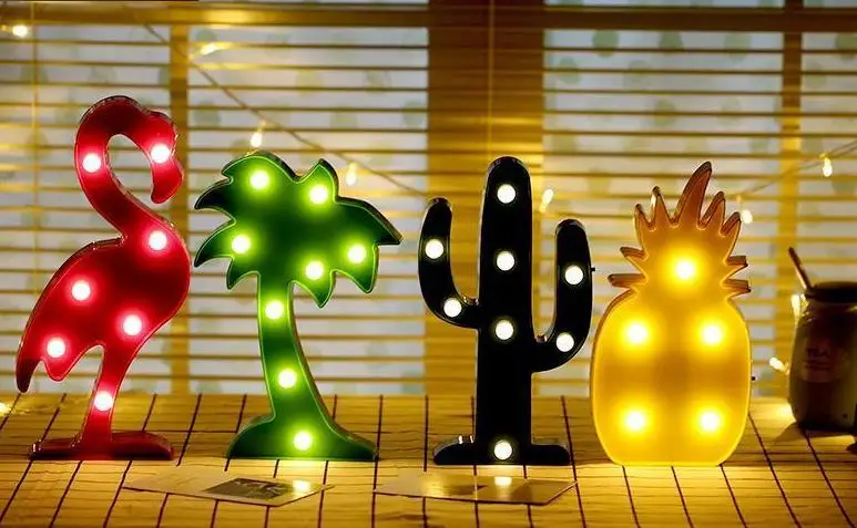 3D LED Tropical Lights Wedding Hen Glow Decor Flamingo Pineapple Unicorn Coconut Tree Night Light Table Lamp Home Party Decor
3D LED Tropical Lights Wedding Hen Glow Decor Flamingo Pineapple Unicorn Coconut Tree Night Light Table Lamp Home Party Decor