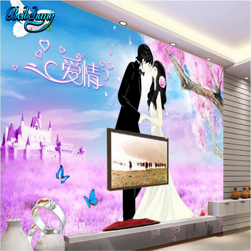 beibehang Romantic Romantic Cartoon Couple Modern Simple TV Backdrop Custom Wallpaper Mural Decor
beibehang Romantic Romantic Cartoon Couple Modern Simple TV Backdrop Custom Wallpaper Mural Decor