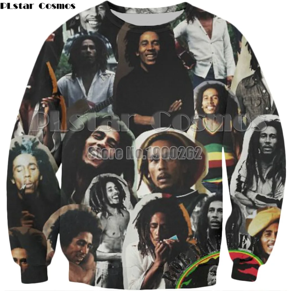 PLstar Cosmos new fashion 3d Hoodies Reggae originator Bob Marley print hooded sweatshirt Men Women casual Tracksu
PLstar Cosmos new fashion 3d Hoodies Reggae originator Bob Marley print hooded sweatshirt Men Women casual Tracksu