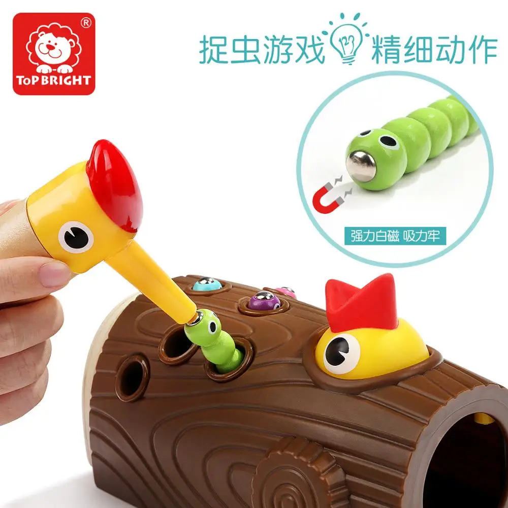 Early childhood educating children boys and girls magnetic fishing catching insects toy birds eating insects and pecking woo
Early childhood educating children boys and girls magnetic fishing catching insects toy birds eating insects and pecking woo