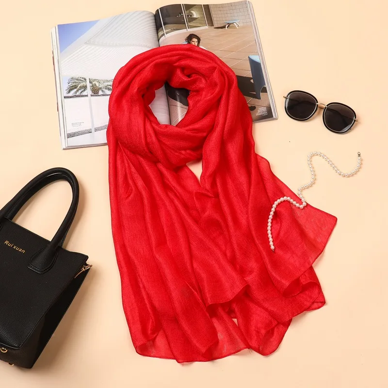 Plus Size 180*100cm Solid Pink Women Silk Scarf Beach Shawl and Echarpe Summer Wraps Scarves Muslim Female Stoles Bandana W1104
Plus Size 180*100cm Solid Pink Women Silk Scarf Beach Shawl and Echarpe Summer Wraps Scarves Muslim Female Stoles Bandana W1104