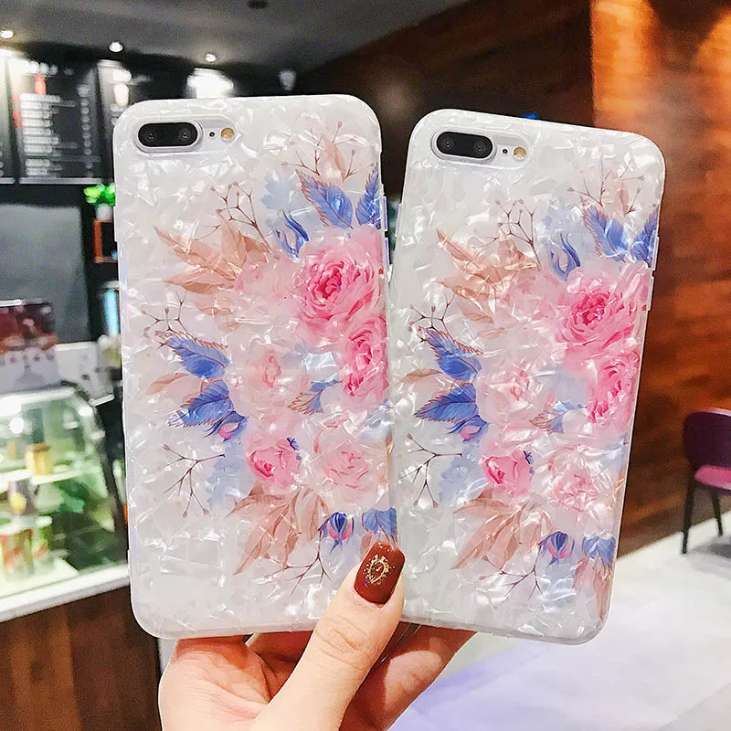 Glitter Shell Case For iPhone 7 8 Plus X XR 12 13 11 Pro Max XS MAX Soft Silicone Flower Bling Dream Pattern Back Cover Case
Glitter Shell Case For iPhone 7 8 Plus X XR 12 13 11 Pro Max XS MAX Soft Silicone Flower Bling Dream Pattern Back Cover Case