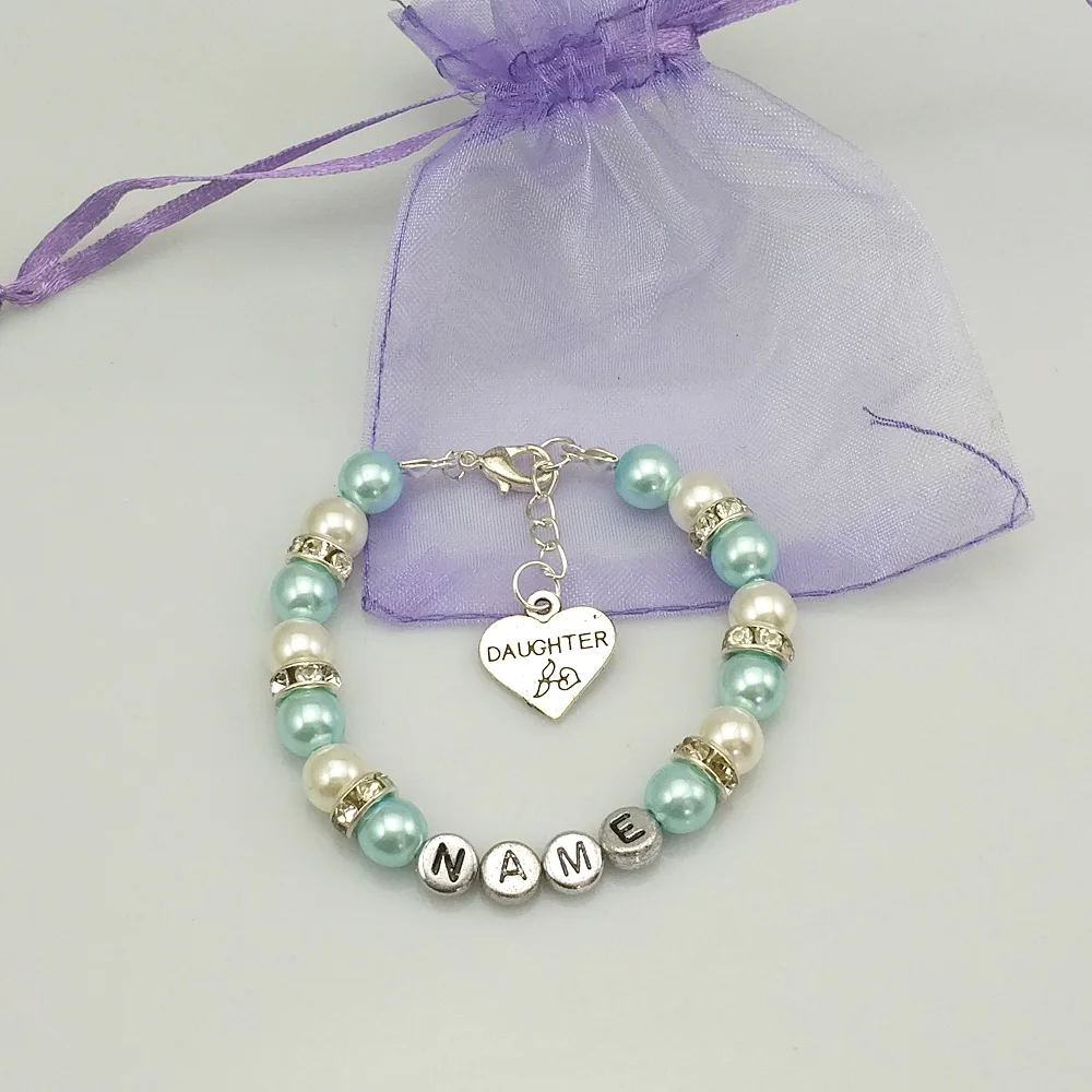 New name Personalised Girl baby Birthday Christmas Gift Charm Bracelet blue with bag
New name Personalised Girl baby Birthday Christmas Gift Charm Bracelet blue with bag