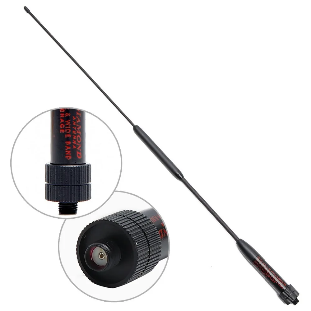 Антенна Diamond RH951S SMA-Female 144/430 МГц Двухдиапазонная мягкая для BaoFeng UV-82 UV-5R BF-888S UVB3 Plus