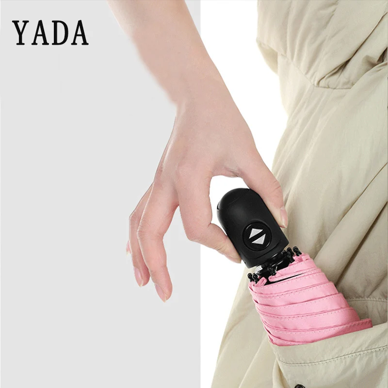 YADA Mini Pocket Folding Automatic Umbrella Rain Women uv Custom Charms Cute Light Umbrella For Womens Windproof Umbrellas YS617
YADA Mini Pocket Folding Automatic Umbrella Rain Women uv Custom Charms Cute Light Umbrella For Womens Windproof Umbrellas YS617