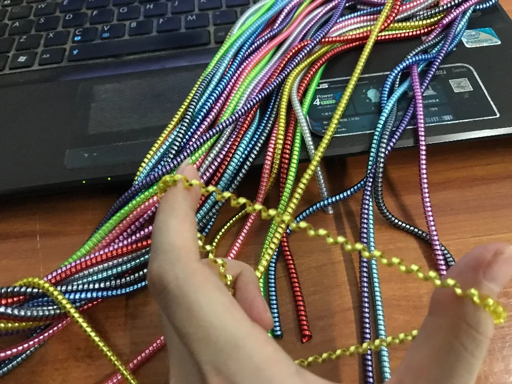 50pcs Plating 1.4M 3 in 1 USB Charging TPU spiral cable cord protector cable winder for iphone 8 7 6 5 Earphone Line Protection
50pcs Plating 1.4M 3 in 1 USB Charging TPU spiral cable cord protector cable winder for iphone 8 7 6 5 Earphone Line Protection