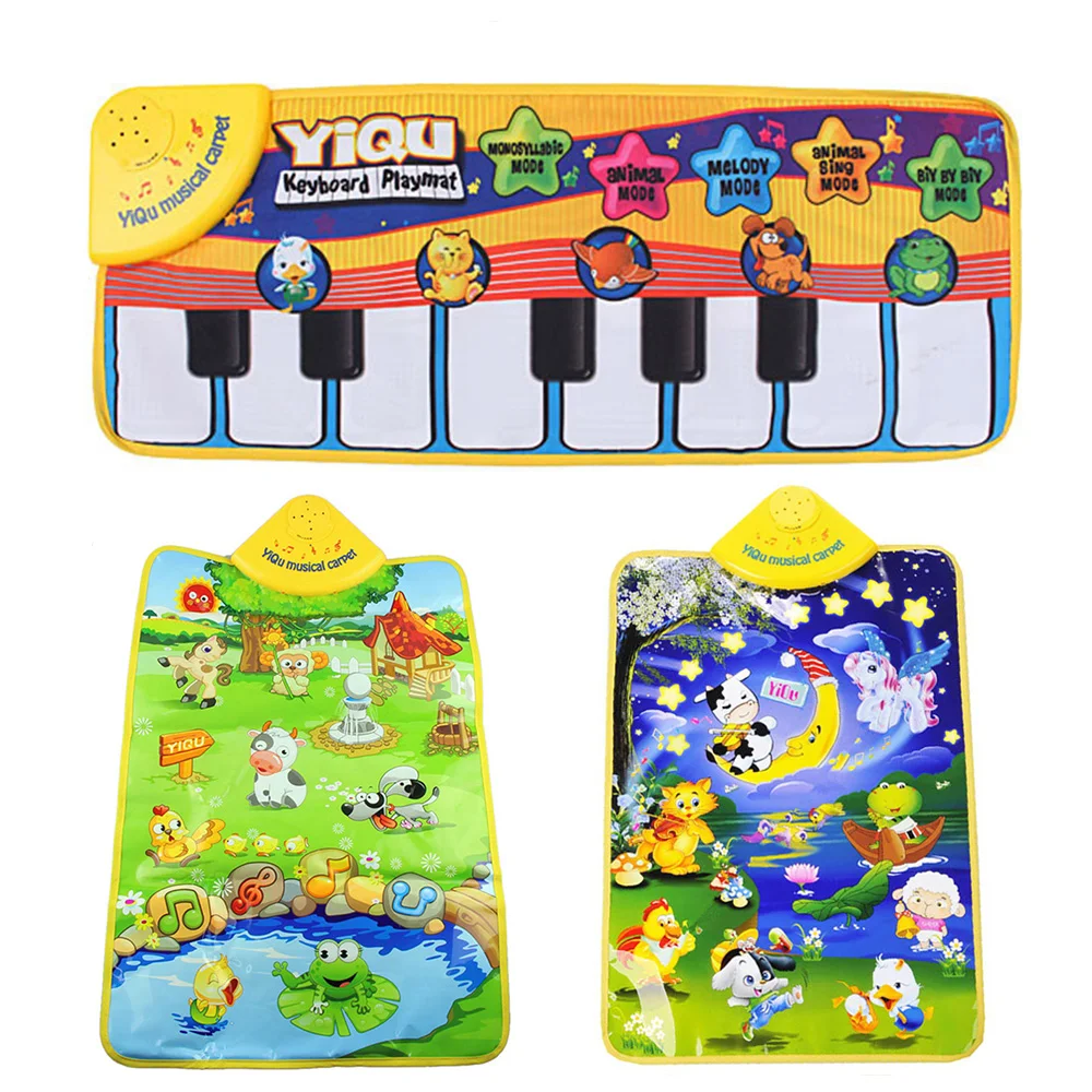 Music Mat Children Game blanket Colour Kids Baby Animal Piano Musical Touch Playmat Singing Gym Carpet Gift Play 4 DropShipping
Music Mat Children Game blanket Colour Kids Baby Animal Piano Musical Touch Playmat Singing Gym Carpet Gift Play 4 DropShipping
