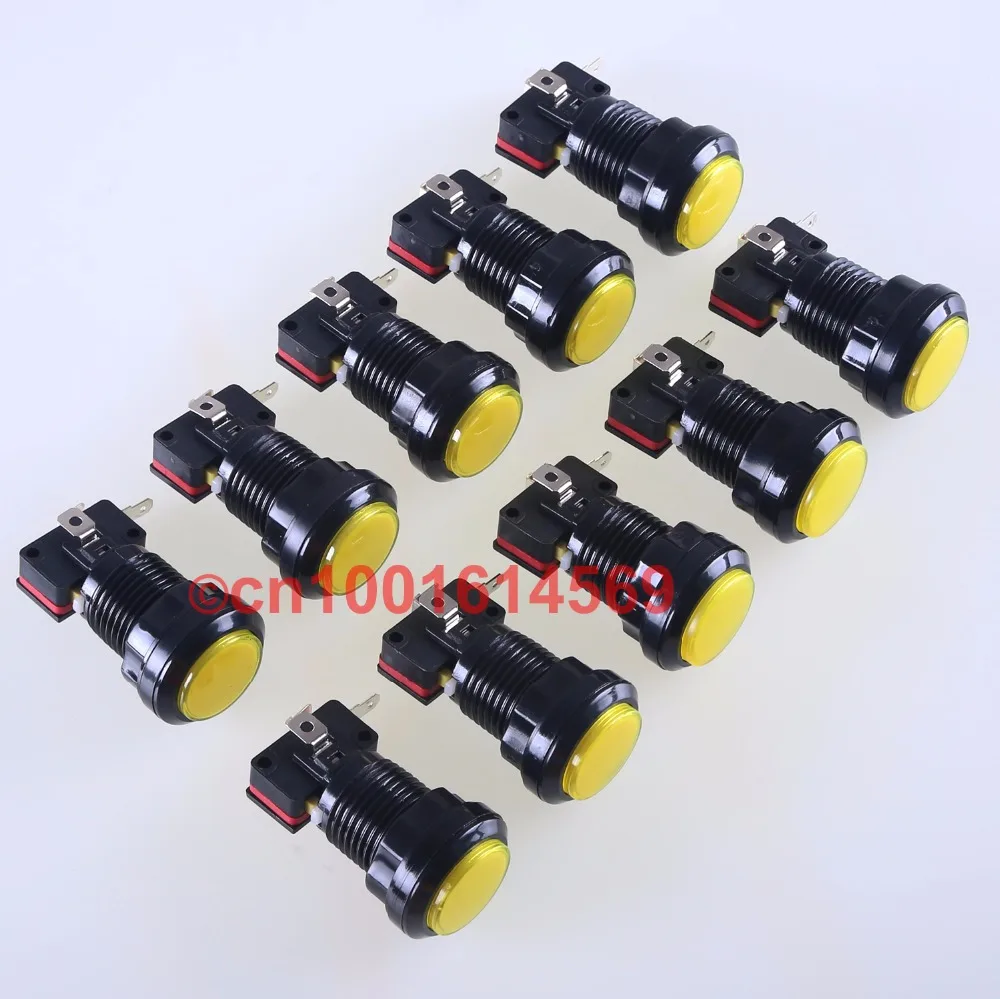 New Reyann 10pcs 30mm 5V LED illuminate Round Arcade LED Lamp Button For Arcade Bundle Classic Video Games & Coin Operated Games
New Reyann 10pcs 30mm 5V LED illuminate Round Arcade LED Lamp Button For Arcade Bundle Classic Video Games & Coin Operated Games