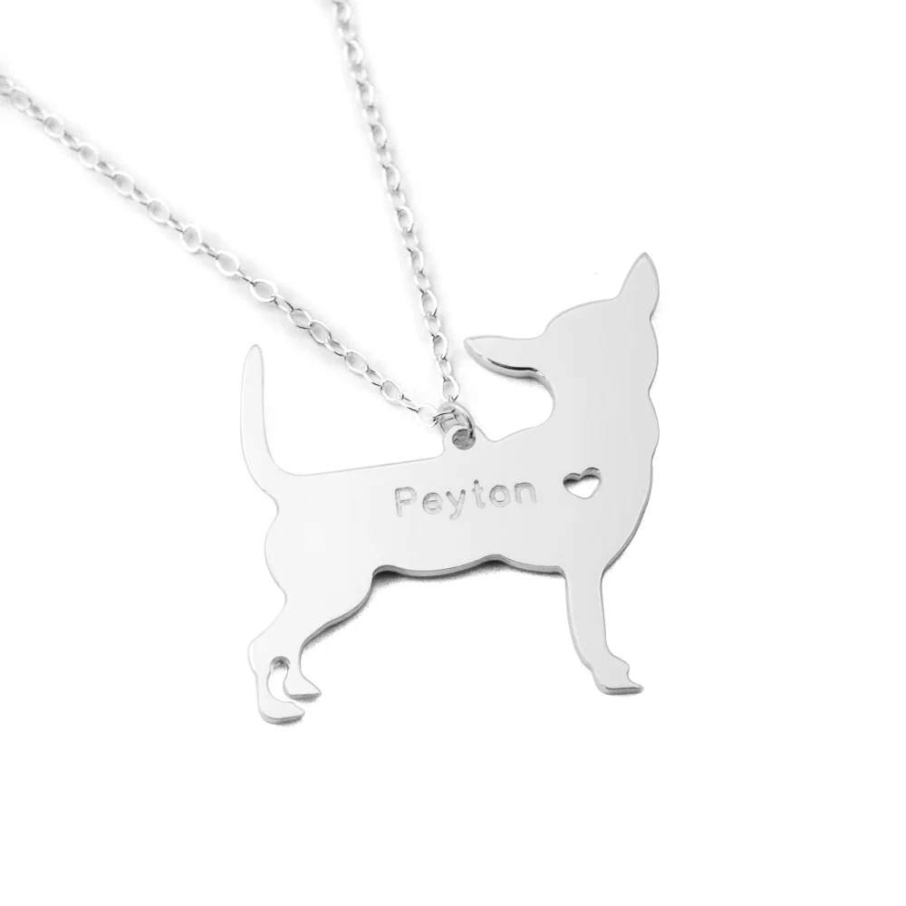 Personalized Chihuahua Necklace Custom Chihuahua Necklace Dog Name Pendant Customized Pet Lover Necklace Gift for Dog Lover
Personalized Chihuahua Necklace Custom Chihuahua Necklace Dog Name Pendant Customized Pet Lover Necklace Gift for Dog Lover