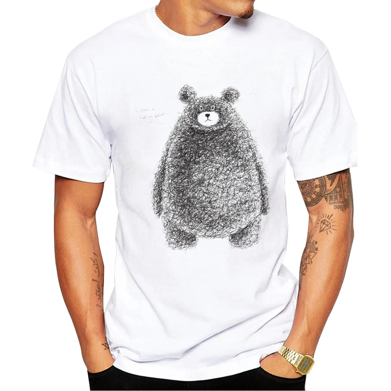 2019 latest popular Hand Painted print design bear summer T-shirt Cool men summer shirt brand fashion shirt cute bear Tee tops
2019 latest popular Hand Painted print design bear summer T-shirt Cool men summer shirt brand fashion shirt cute bear Tee tops