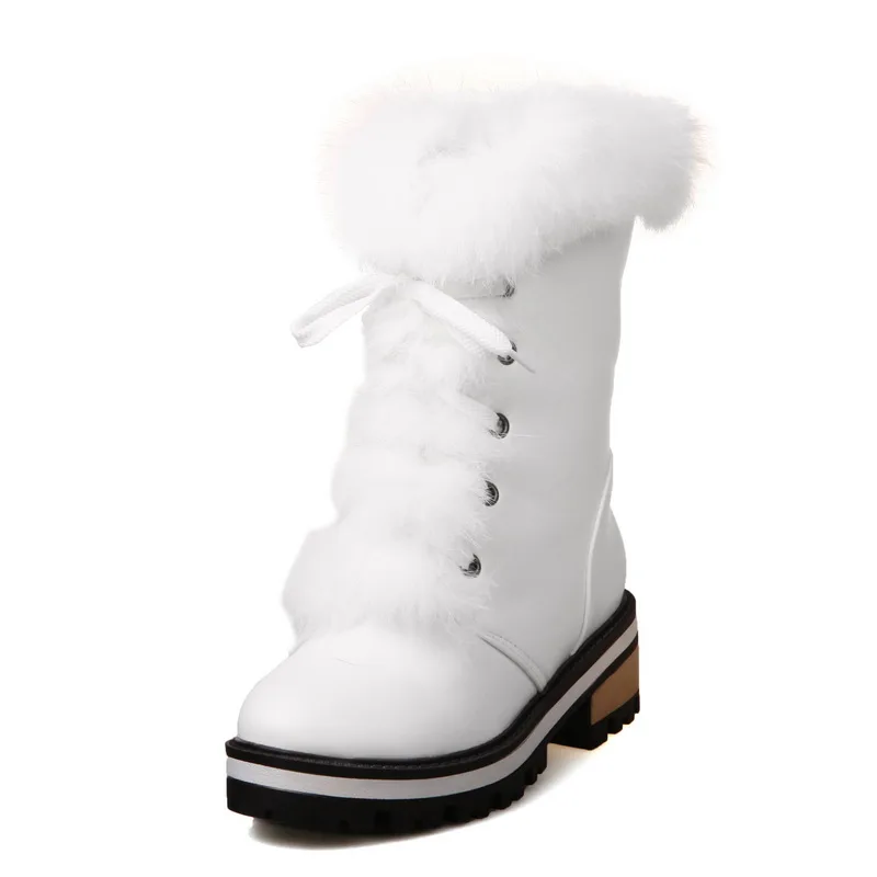 Soft Leather winter boots fashion Square heel Round Toe women boots Solid Ankle boots big size 34-43 warm short boots
Soft Leather winter boots fashion Square heel Round Toe women boots Solid Ankle boots big size 34-43 warm short boots