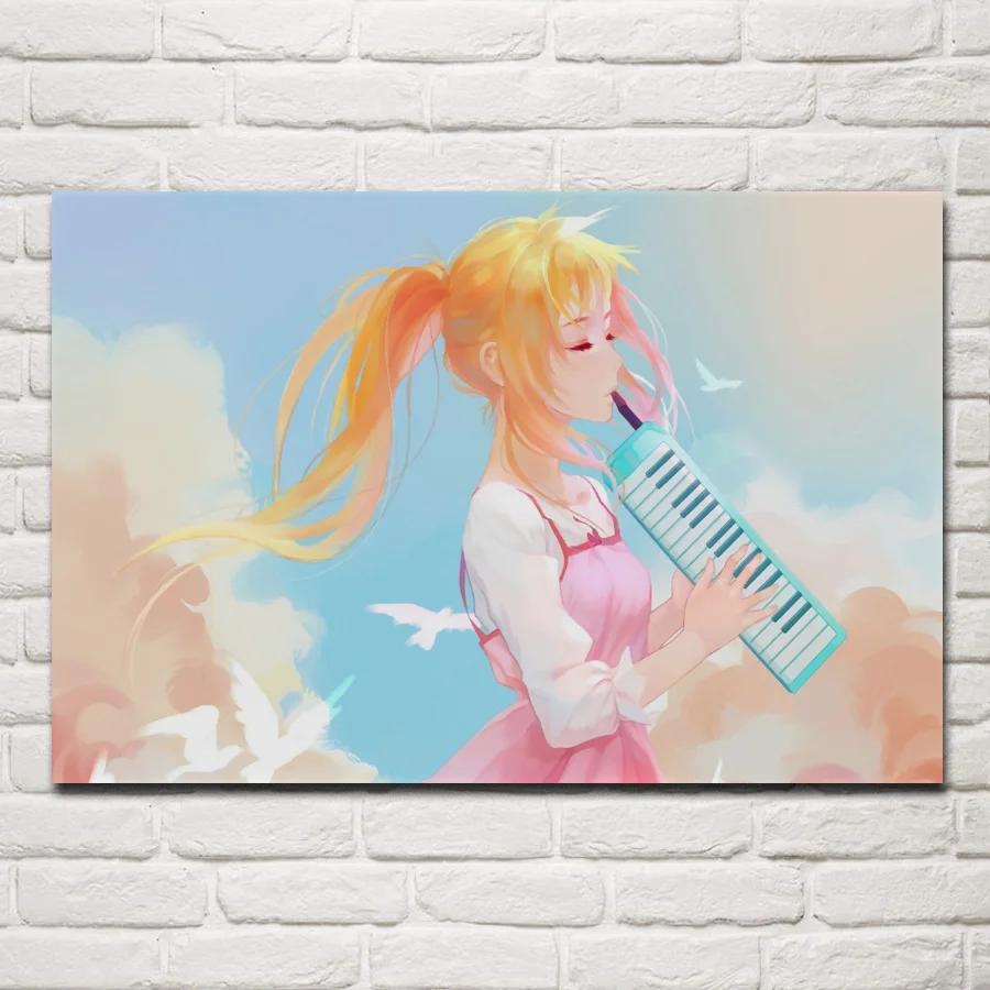 your lie in april kaori miyazono cute anime girl living room home wall art decor wood frame fabric posters KE917
your lie in april kaori miyazono cute anime girl living room home wall art decor wood frame fabric posters KE917