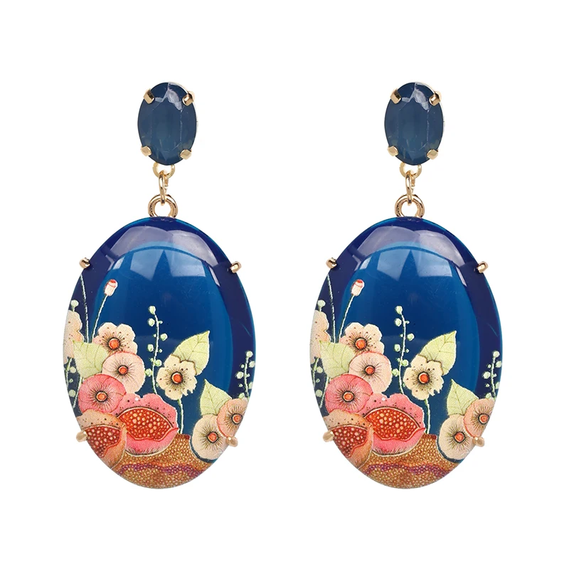 6 Styles Brand National Wind Pattern Dangle Drop Earrings Fashion Classic Resin Statement Rhinestone Earrings for Women 2022
6 Styles Brand National Wind Pattern Dangle Drop Earrings Fashion Classic Resin Statement Rhinestone Earrings for Women 2022