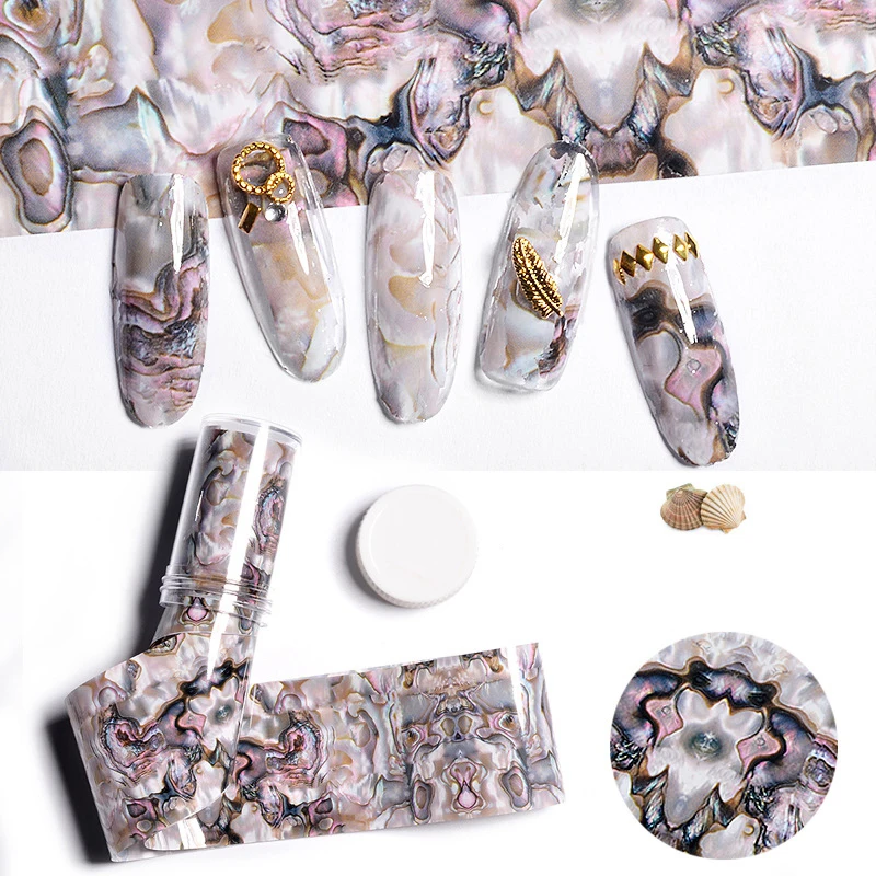 MEET ACROSS 4*100cm Shell Starry Sky Nail Foils Marble Pattern Fashion Nail Art Transfer Stickers Decals Manicure DIY Decoration
MEET ACROSS 4*100cm Shell Starry Sky Nail Foils Marble Pattern Fashion Nail Art Transfer Stickers Decals Manicure DIY Decoration