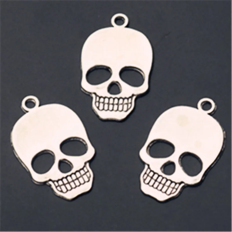 WKOUD 6pcs Silver Plated Planar Human Skulls Glamour Necklace Bracelet DIY Metal Jewelry Alloy Pendants A967
WKOUD 6pcs Silver Plated Planar Human Skulls Glamour Necklace Bracelet DIY Metal Jewelry Alloy Pendants A967