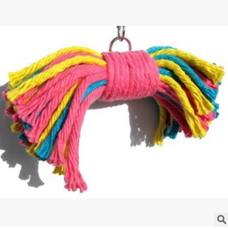Bird Toy Cotton Rope for Parrot Biting and Pecking Parrot Rope Chew Toys Random Color
Bird Toy Cotton Rope for Parrot Biting and Pecking Parrot Rope Chew Toys Random Color