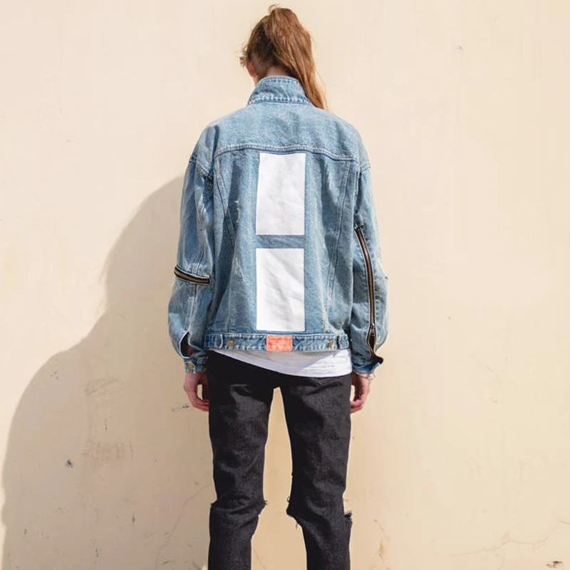 Куртка женская демисезонная джинсовая в стиле хип хоп панк|decorated denim jackets|denim