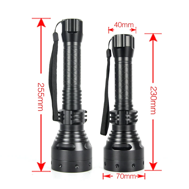 BORUiT T67 IR Night Vision Flashlight 10W 850nm LED Infrared Torch 18650 Battery Radiation Tactical Hunting Flashlight
BORUiT T67 IR Night Vision Flashlight 10W 850nm LED Infrared Torch 18650 Battery Radiation Tactical Hunting Flashlight
