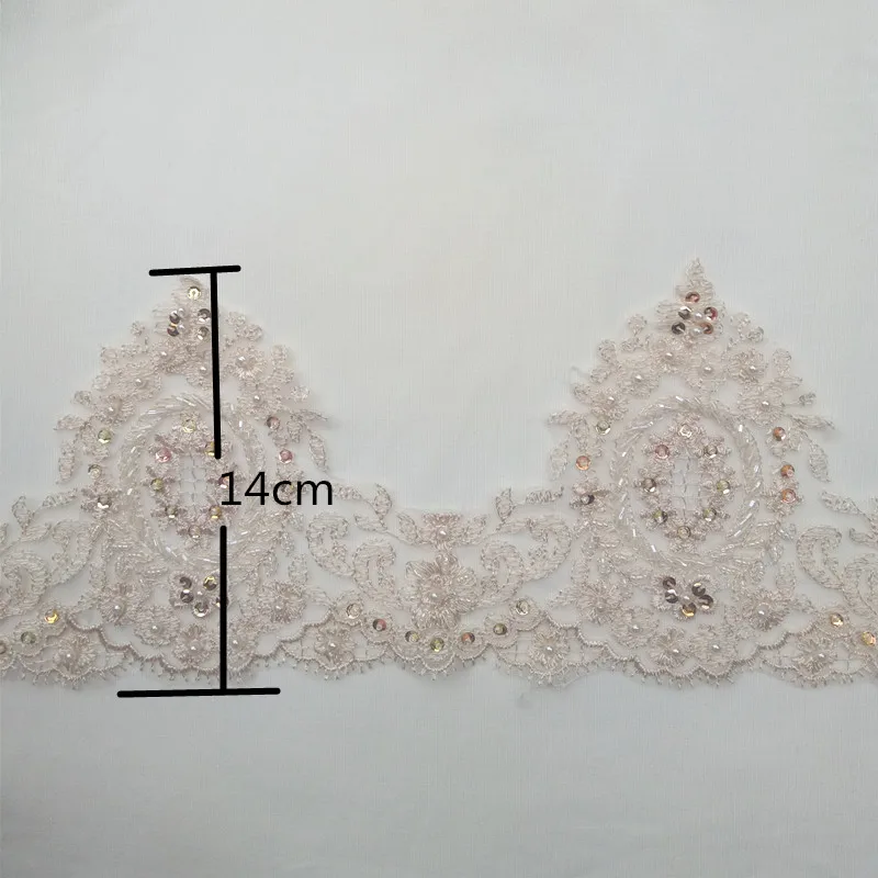 Rayon yarn on mesh embroidery handwork beaded lace trim with sequins for sewing dress
Rayon yarn on mesh embroidery handwork beaded lace trim with sequins for sewing dress