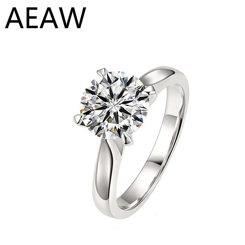18K White Gold Au750 1ct 6.5mm DF Color Round Brilliant Cut Exquisite Craft Moissanite Ring Solarite Engagement Ring For Women
18K White Gold Au750 1ct 6.5mm DF Color Round Brilliant Cut Exquisite Craft Moissanite Ring Solarite Engagement Ring For Women