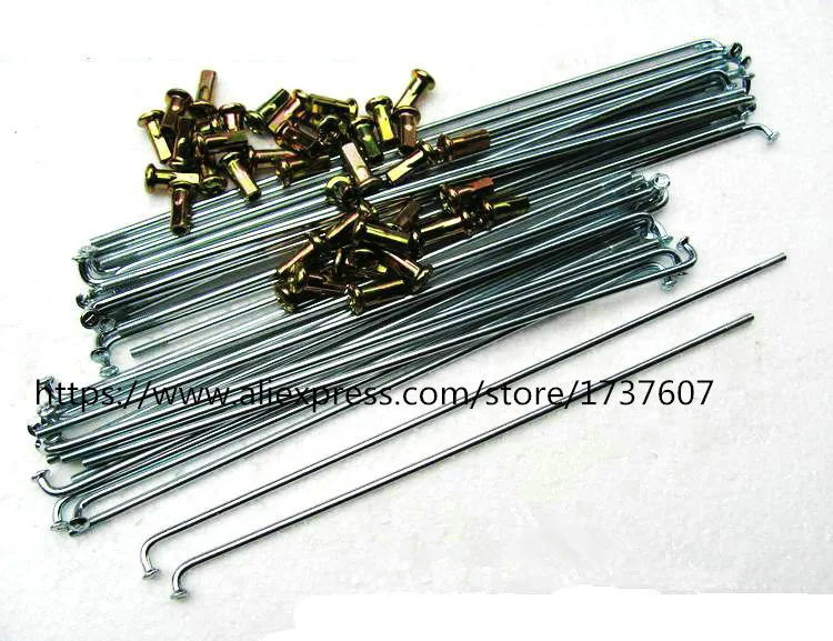 50pc/lot Motorcycle spokes 4.0mm* 125/128/138/145/150/157/160/168/170/172mm electric motorcycle wheels spokes
50pc/lot Motorcycle spokes 4.0mm* 125/128/138/145/150/157/160/168/170/172mm electric motorcycle wheels spokes