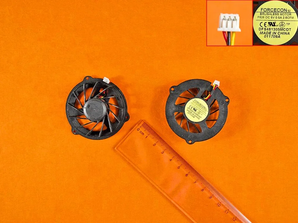New Laptop Cooling Fan for HP CQ50 (For Intel,Discrete Video card,Original) PN:DFS481305MCOT
New Laptop Cooling Fan for HP CQ50 (For Intel,Discrete Video card,Original) PN:DFS481305MCOT