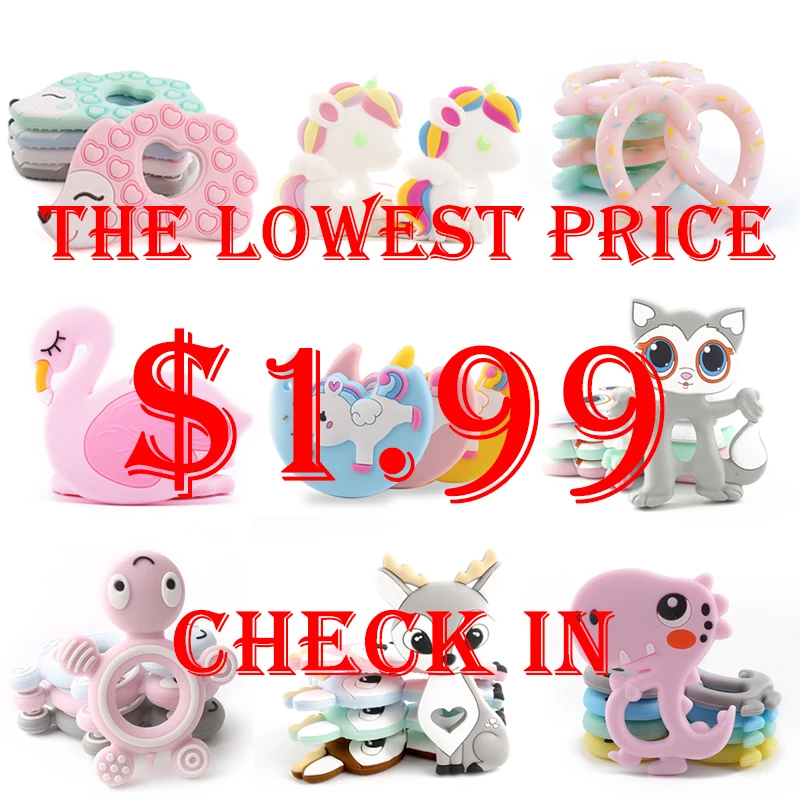 Let's make 5pc Silicone Teether Food Grade BPA Free DIY Baby Teething Necklace Nursing Materials Silicone Animals Baby Teether
Let's make 5pc Silicone Teether Food Grade BPA Free DIY Baby Teething Necklace Nursing Materials Silicone Animals Baby Teether