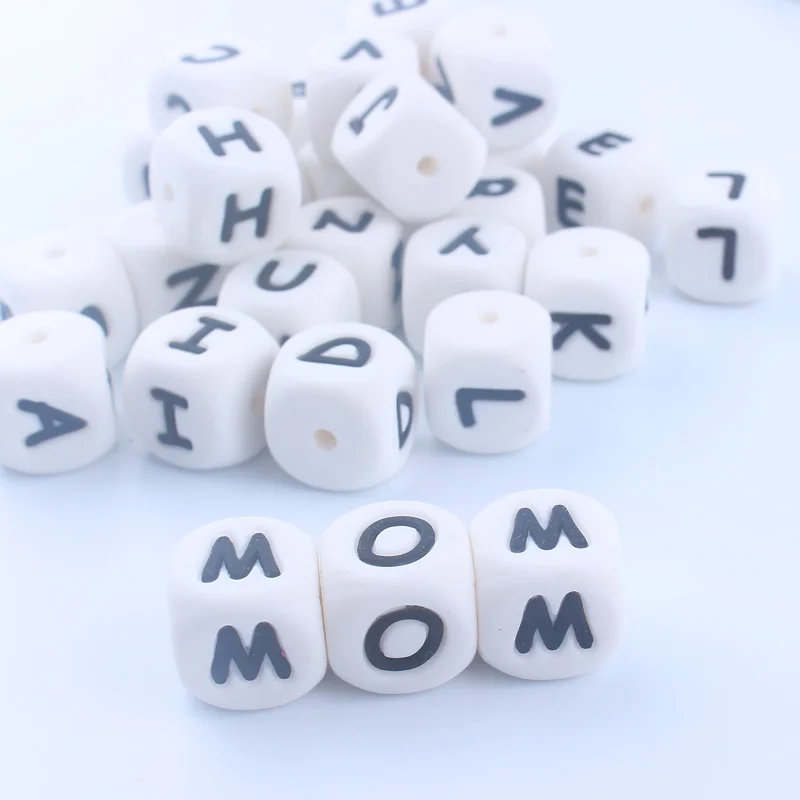 10Pcs BPA Free Silicone Beads English Alphabet Baby Teething Beads For Necklace Making
10Pcs BPA Free Silicone Beads English Alphabet Baby Teething Beads For Necklace Making