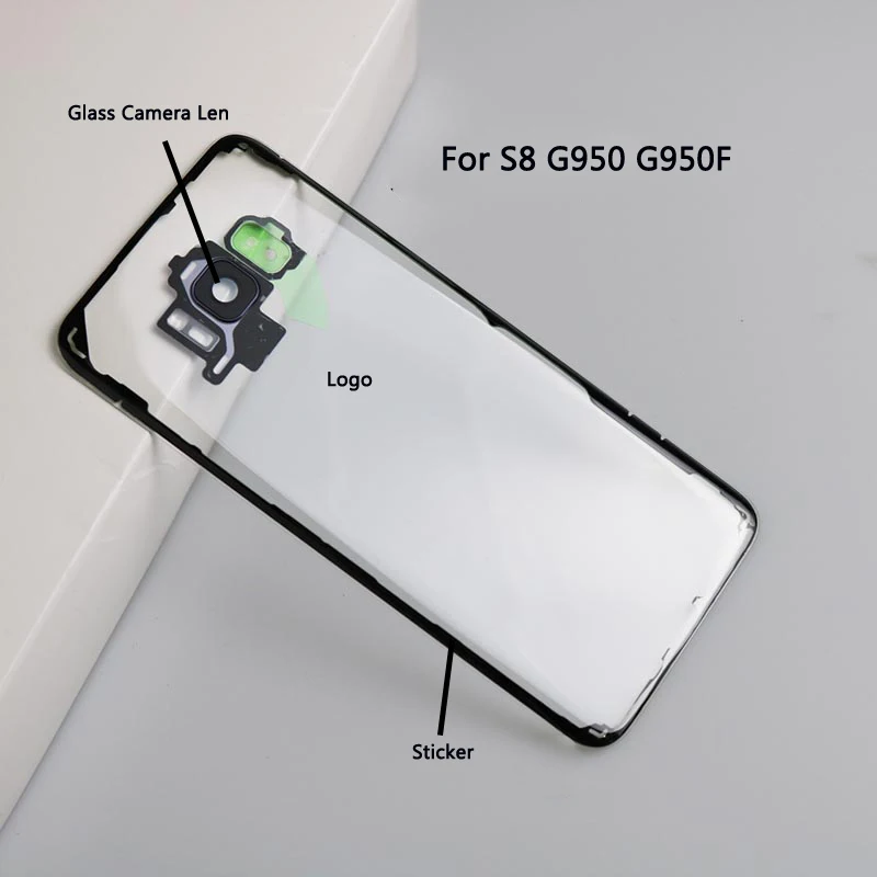 Housing Transparent Glass Cover For Samsung Galaxy s8 G950 S8+ S8 Plus G955 G955F Back Case Battery Rear Panel with Adhesive
Housing Transparent Glass Cover For Samsung Galaxy s8 G950 S8+ S8 Plus G955 G955F Back Case Battery Rear Panel with Adhesive