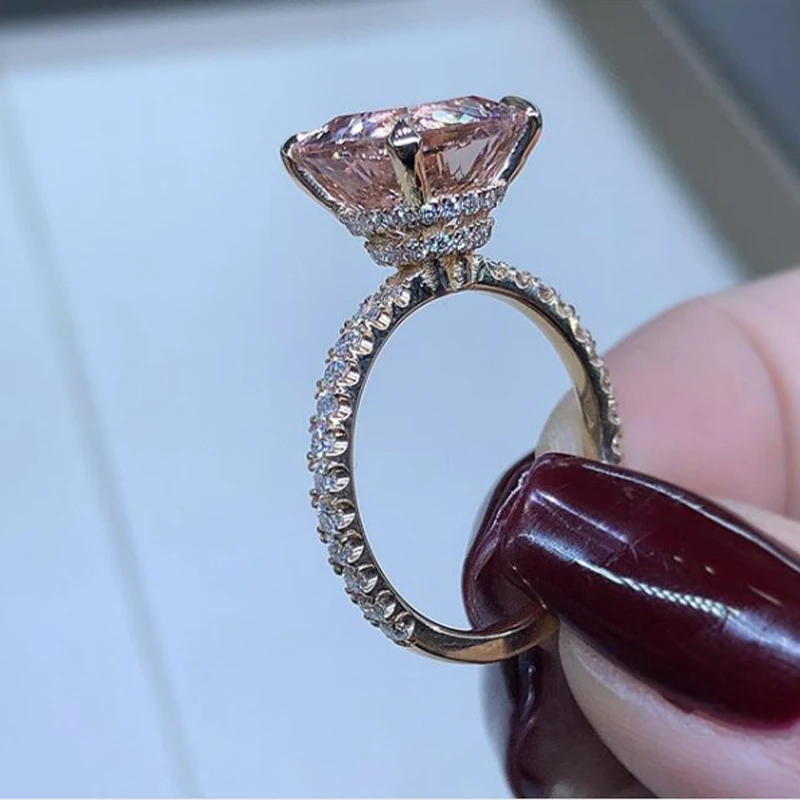 Yanleyu Rose Gold Color Wedding Rings for Women Princess Cut Cubic Zirconia Engagement Ring Bridal Jewelry Christmas Gift PR209
Yanleyu Rose Gold Color Wedding Rings for Women Princess Cut Cubic Zirconia Engagement Ring Bridal Jewelry Christmas Gift PR209