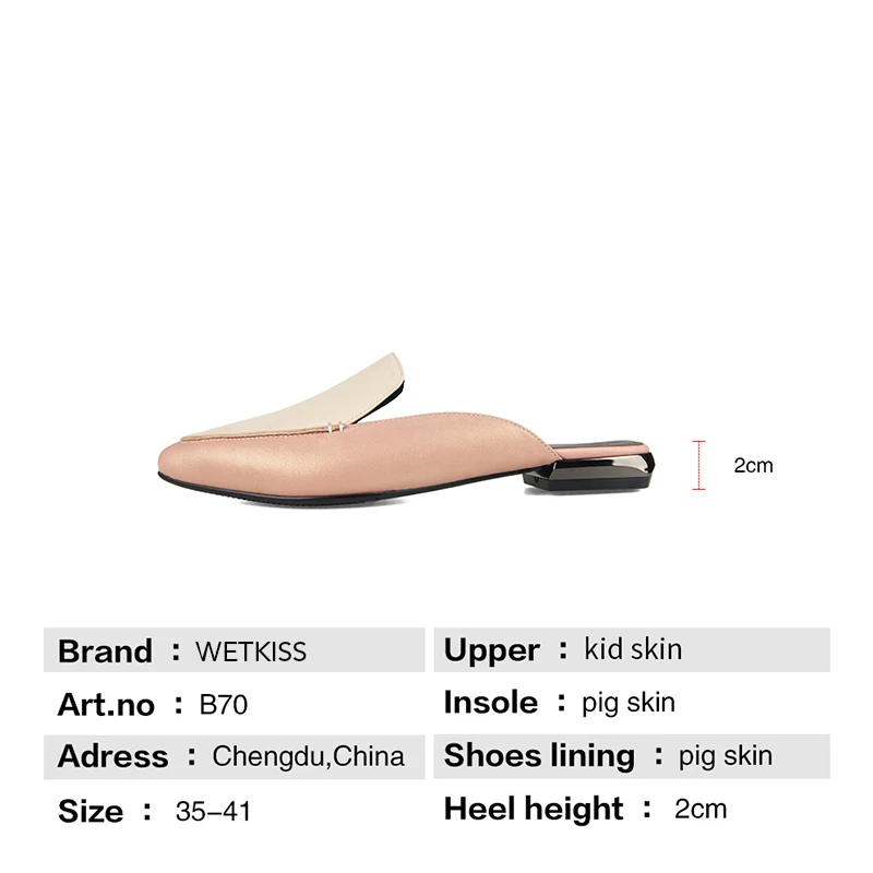 WETKISS Plus Size slippers Ladies Summer Casual Shoes 2019 Mules Shoes Outside Slippers Low Heels Female Footwear Slides New
WETKISS Plus Size slippers Ladies Summer Casual Shoes 2019 Mules Shoes Outside Slippers Low Heels Female Footwear Slides New