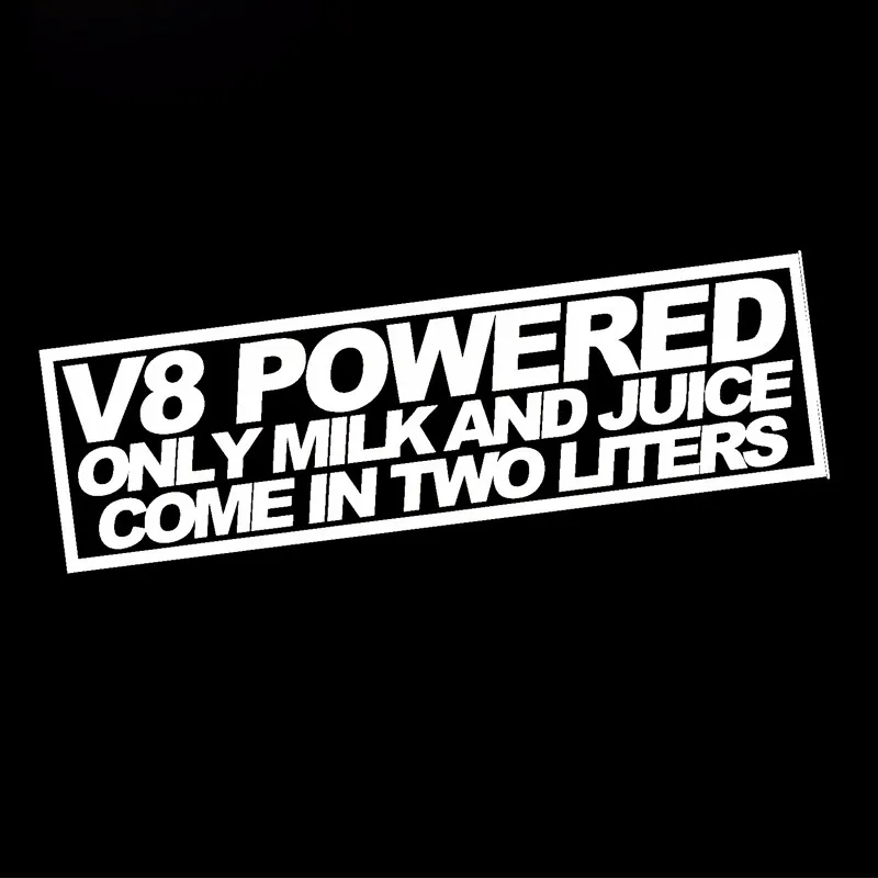 Car- stying V8 Powered Milk Juice 2 Liter Sticker Funny Race Mustang Jdm Drift Decal Jdm
Car- stying V8 Powered Milk Juice 2 Liter Sticker Funny Race Mustang Jdm Drift Decal Jdm