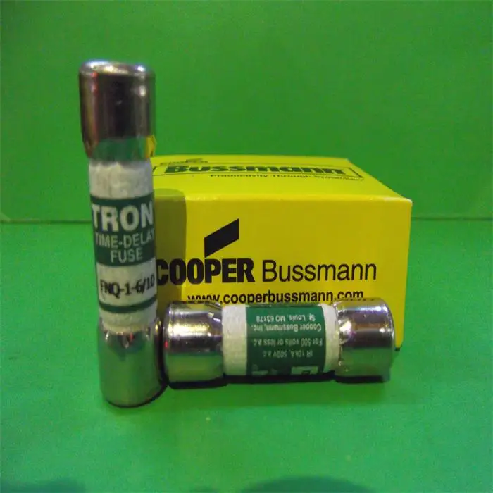FNQ-1-6 / 10 Соединенные Штаты BUSSMANN Boshi Man предохранитель 10X38 / 1.6A предохранитель с задержкой аутентичный
FNQ-1-6 / 10 Соединенные Штаты BUSSMANN Boshi Man предохранитель 10X38 / 1.6A предохранитель с задержкой аутентичный
