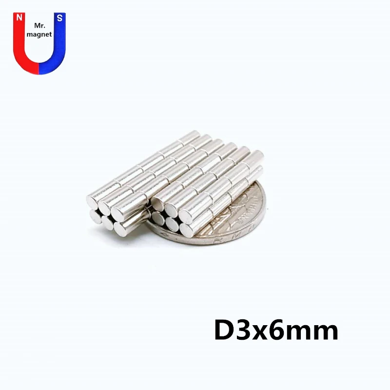 200/500/2000pcs 3x6 magnet cylinder bar 3x6 mm super strong neodymium magnet 3*6 magnet rare earth NdFeB magnetic material round
200/500/2000pcs 3x6 magnet cylinder bar 3x6 mm super strong neodymium magnet 3*6 magnet rare earth NdFeB magnetic material round
