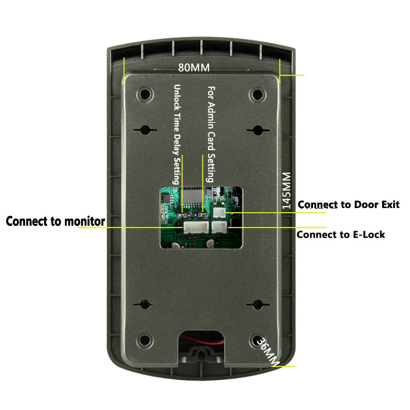 Бесплатная доставка 7 "видеодомофон с 1 белым монитором RFID кардридер HD дверной