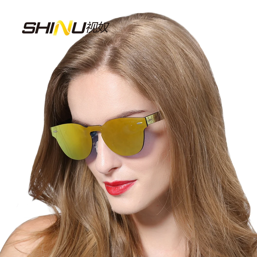 SHINU round sunglasses One Piece Anti-Reflective UV400 Women Men Sun Glasses Brand Designer Eyewear SH71002
SHINU round sunglasses One Piece Anti-Reflective UV400 Women Men Sun Glasses Brand Designer Eyewear SH71002