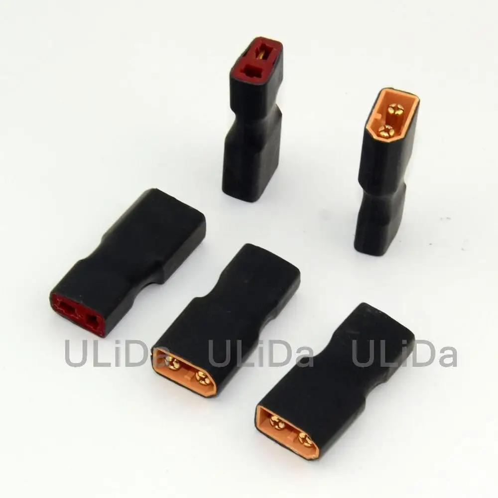 5pcs Wireless Deans T-Plug Female connector to XT60 Male connector Lipo NiMH Adapter
5pcs Wireless Deans T-Plug Female connector to XT60 Male connector Lipo NiMH Adapter