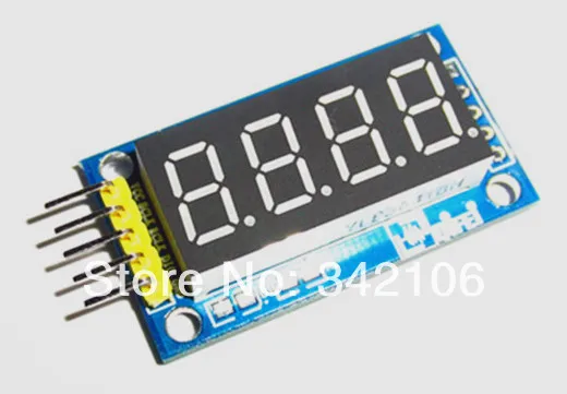 Free Shipping!!! 4 digital LED display four serial module 595 to send five DuPont line drive
Free Shipping!!! 4 digital LED display four serial module 595 to send five DuPont line drive