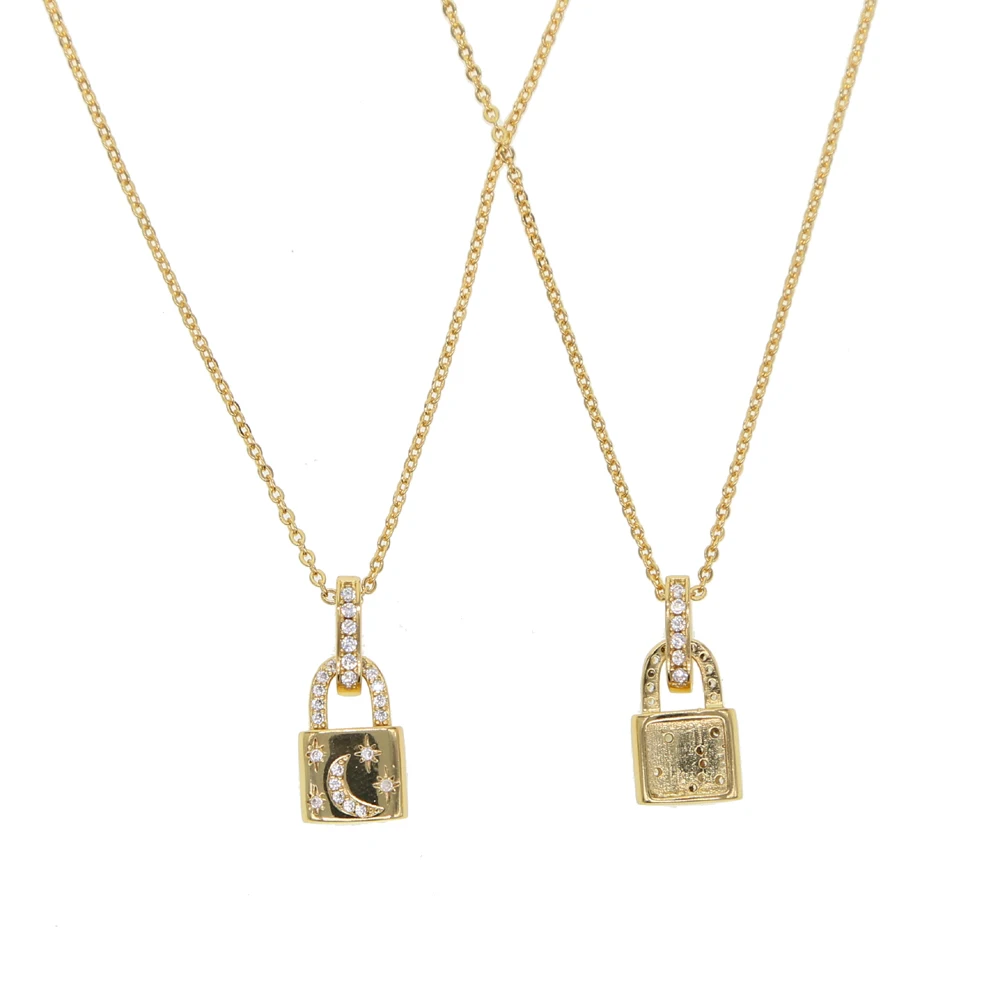 NEWEST necklace gold Color PadLock Pendant Necklace Brand Rolo Cable Chain Necklace collar ras du cou collier femme women
NEWEST necklace gold Color PadLock Pendant Necklace Brand Rolo Cable Chain Necklace collar ras du cou collier femme women