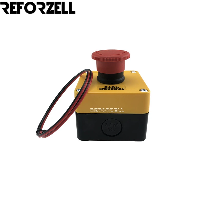 1NO+1NC e-stop push button switch emergency stop switch with DC Power Cable for Workbee CNC Engraving Machine
1NO+1NC e-stop push button switch emergency stop switch with DC Power Cable for Workbee CNC Engraving Machine