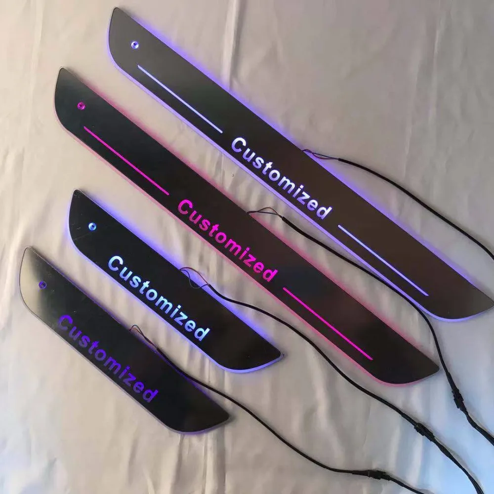 RQXR led moving door scuff for Isuzu dynamic door sill plate flat lining overlays flowing light multi colors
RQXR led moving door scuff for Isuzu dynamic door sill plate flat lining overlays flowing light multi colors