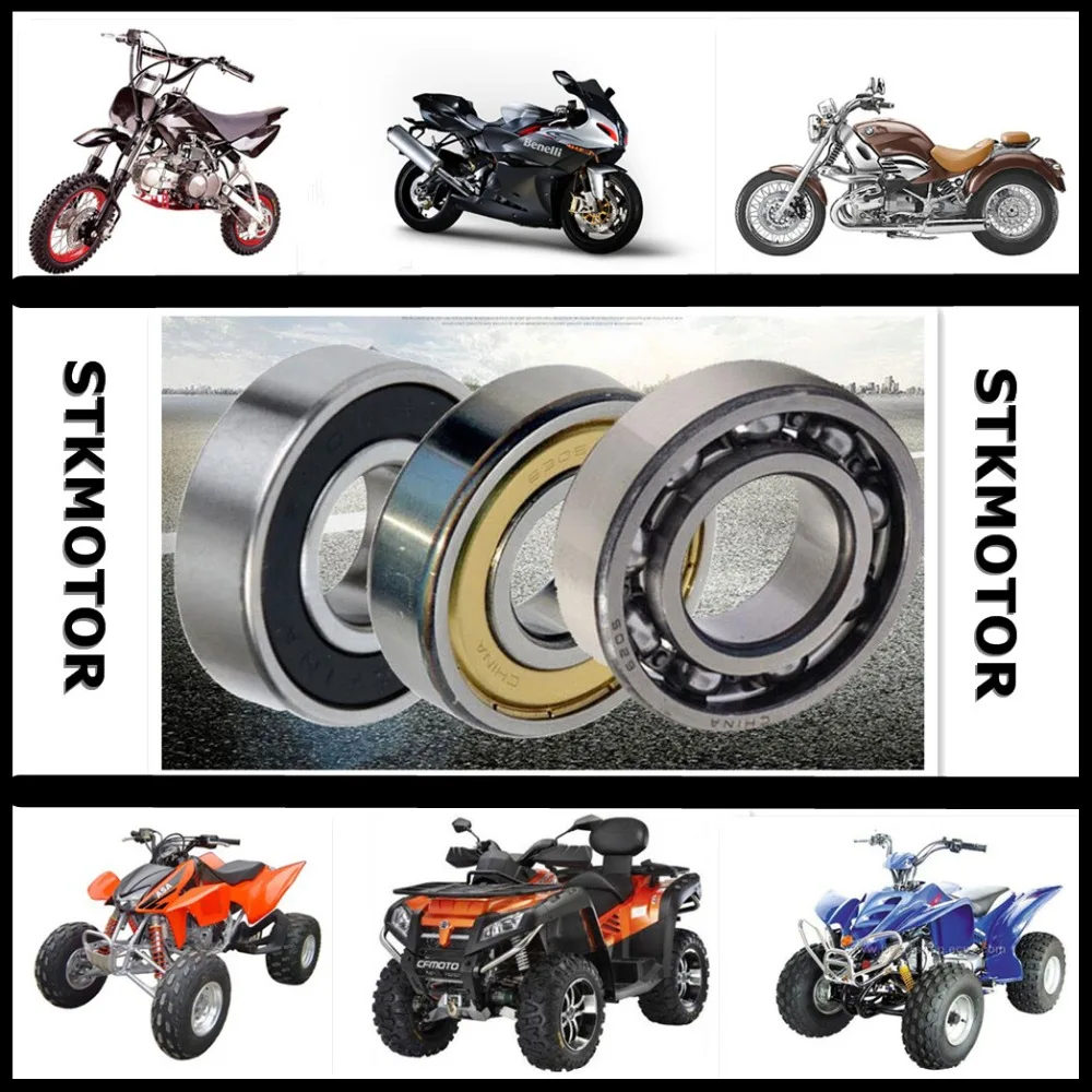 5 шт. радиальные шарикоподшипники 6205 2RS 25x52x15 мм|atv parts|atvs atvsatv bearings |