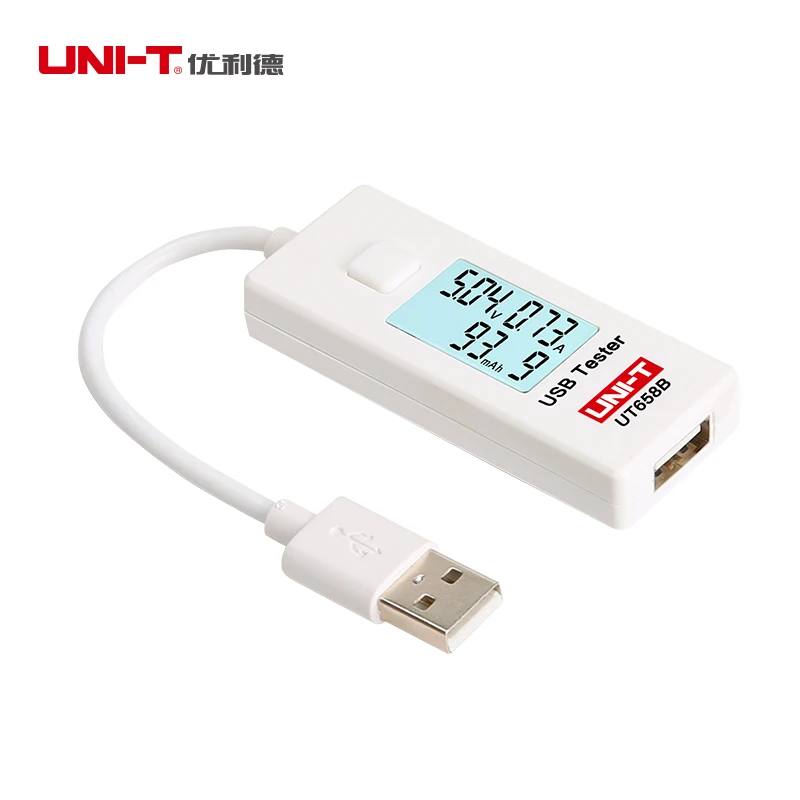 Professional UNI-T UT658B Digital USB Testers Testable Stable Input Voltage Range From 3V to 9.0V UT658 with LCD Backlight US
Professional UNI-T UT658B Digital USB Testers Testable Stable Input Voltage Range From 3V to 9.0V UT658 with LCD Backlight US