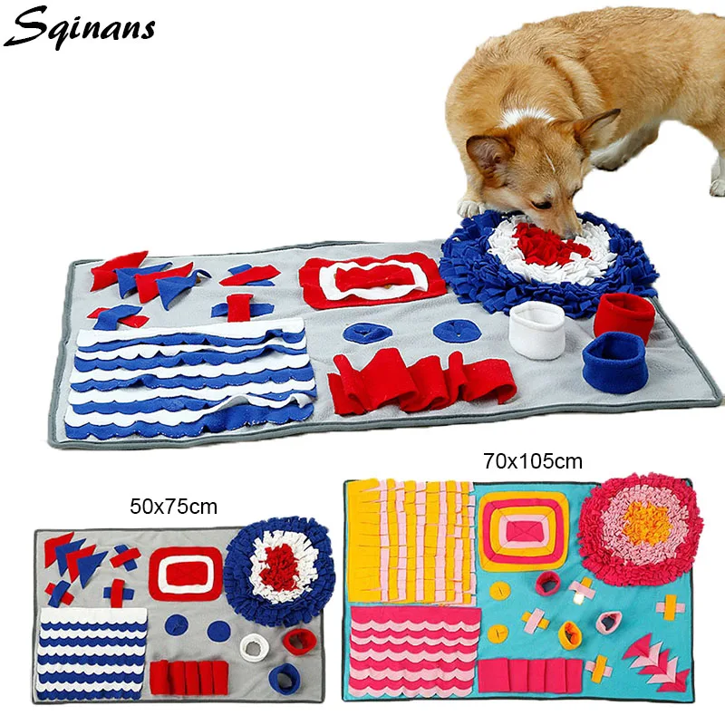 Sqinans 1pc Pet Dog Snuffle Mat Smell Training Foraging Mat Interactive Pet Toys Dog Nosework Blanket Slow Feeding Pads
Sqinans 1pc Pet Dog Snuffle Mat Smell Training Foraging Mat Interactive Pet Toys Dog Nosework Blanket Slow Feeding Pads