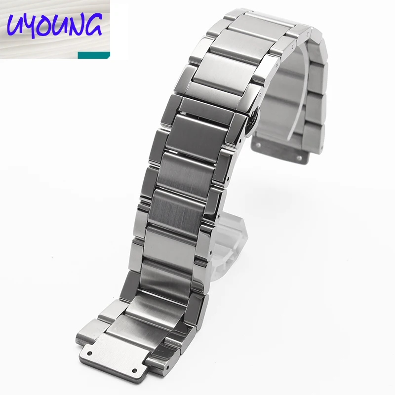 Solid stainless steel bracelet convex mouth 19mm special interface for HB width 27mm stainless steel watch band for man
Solid stainless steel bracelet convex mouth 19mm special interface for HB width 27mm stainless steel watch band for man