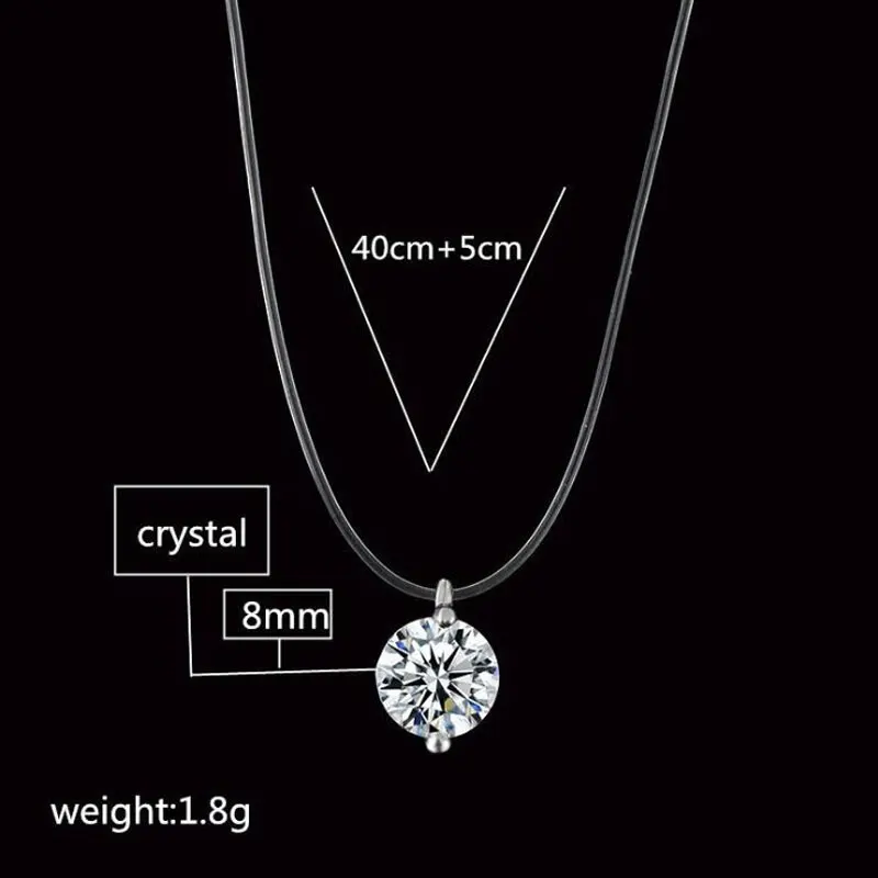 2019 New mermaid tear necklace Meteorite pendant transparent fishing line Invisible women's necklace Jewelry clavicle chain
2019 New mermaid tear necklace Meteorite pendant transparent fishing line Invisible women's necklace Jewelry clavicle chain