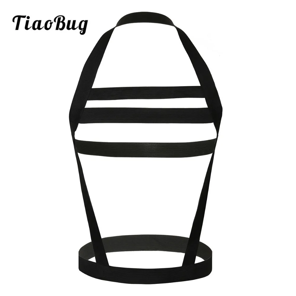 TiaoBug New Men Nylon Sexy Body Chest Harness Wide Straps Men Bondage Lingerie Hollow Out Halter Neck Bondage Belt Crop Top
TiaoBug New Men Nylon Sexy Body Chest Harness Wide Straps Men Bondage Lingerie Hollow Out Halter Neck Bondage Belt Crop Top